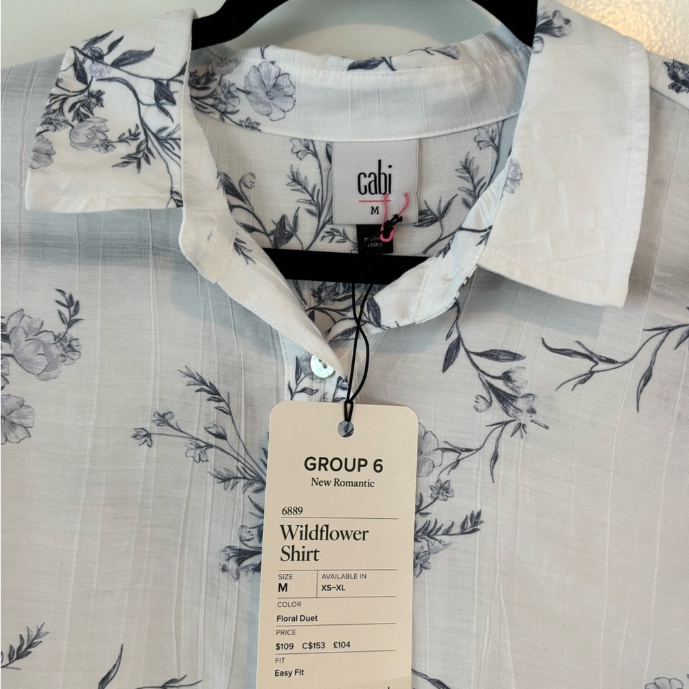 CAbi Wildflower Shirt #6889 - Picture 2 of 10